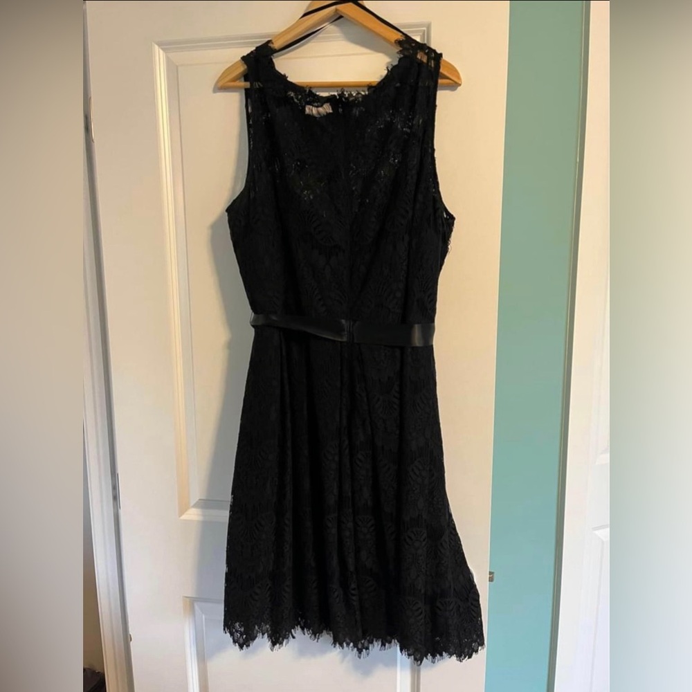 Black Lace Dress - Size 20